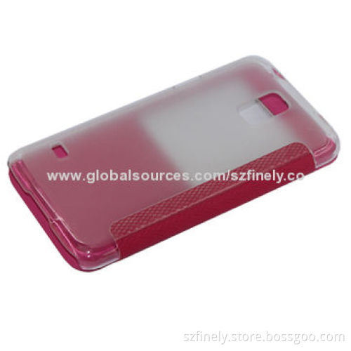 Leather Case for Samsung Galaxy S5 with Big View Window